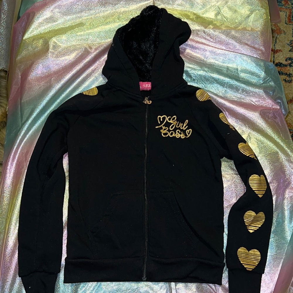 Girls black hoodie